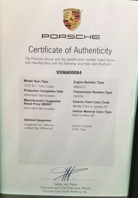 1976 Porsche 930 - photo 8