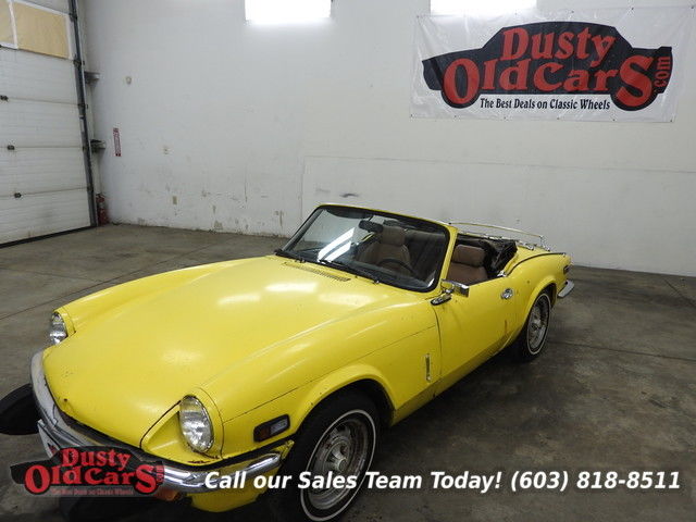 1976 Yellow Great Project Car Runs Needs TLC 1.5L 4 Speed! 1976 Triumph Spitfire Great Project Car Runs Needs TLC 1.5L 4 Speed