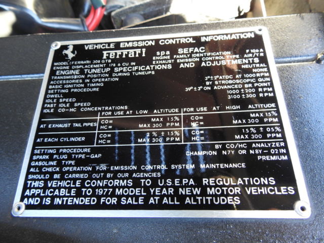 1977 Ferrari 308 - photo 12