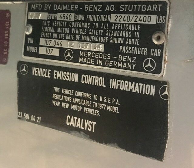 1977 Mercedes-Benz SL-Class 450SL - photo 10
