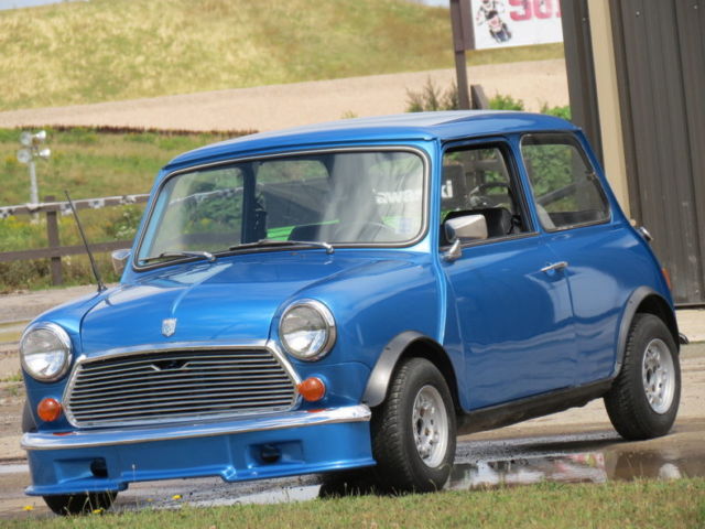 1977 Blue Mini Fun 4 Speed Classic British Unique Collectible 1977 Austin Mini Cooper