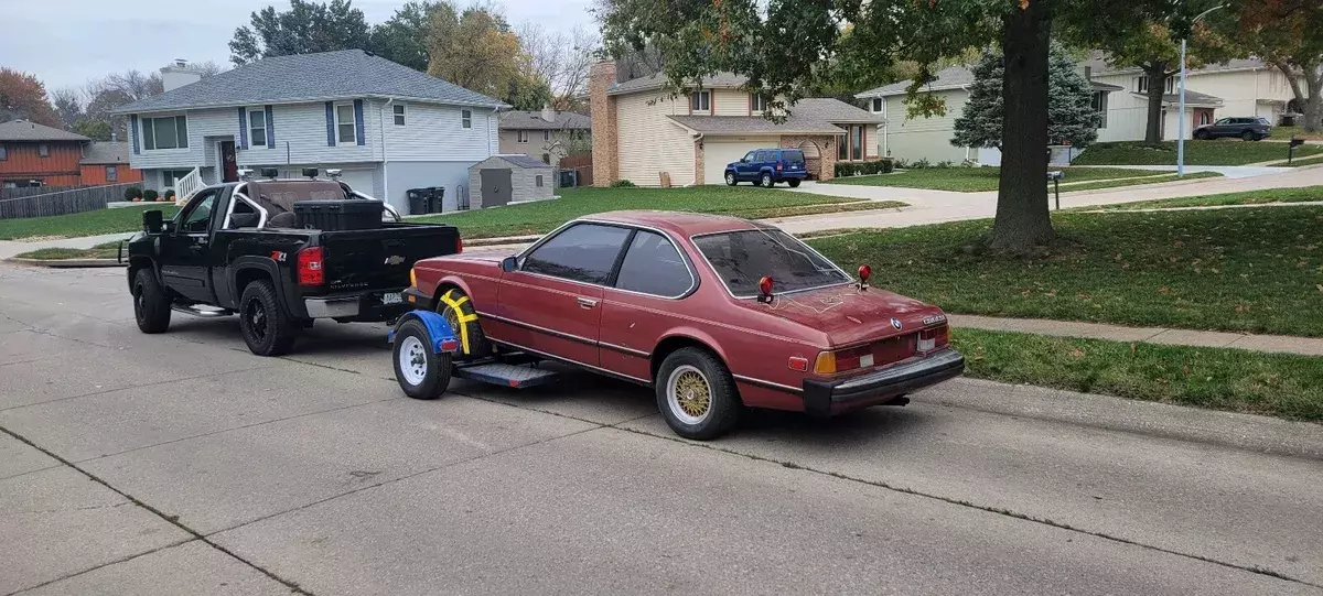 1977 BMW 630 CSi Coupe Red 1977 BMW 630 CSi