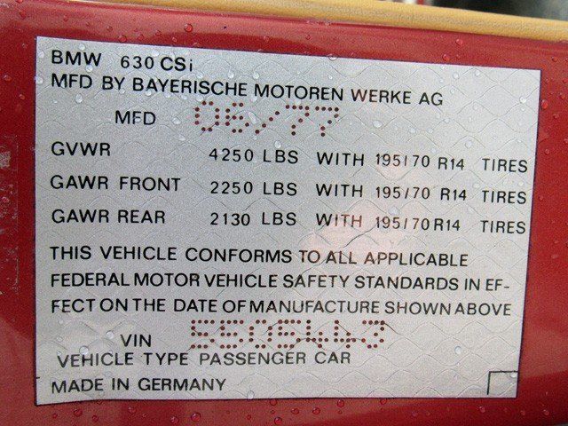 1977 BMW 630CSi -- - photo 13