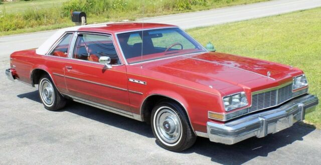 1977 Buick LeSabre 5.7L Custom Landau 2 Door Sedan V8 350 AT Red Int/Ext A/C 1977 Buick LeSabre
