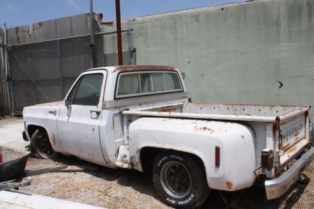 1977 C10 Step Side Runs and Drives good but needs body panels 1977 Chevrolet C-10
