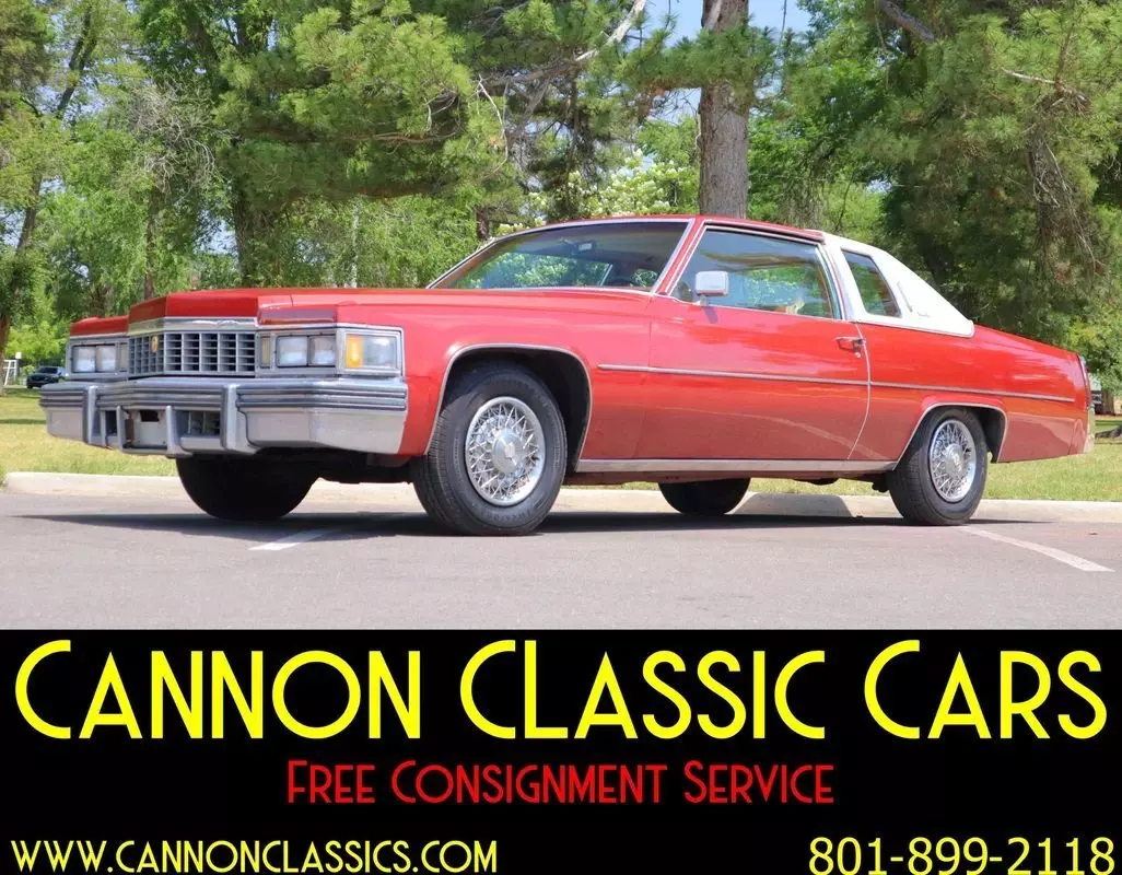 ***1977 Cadillac Deville 425CUI V8 TH-400 Turbo Hydra-matic 3 Speed Coupe Maro 1977 Cadillac DeVille Coupe