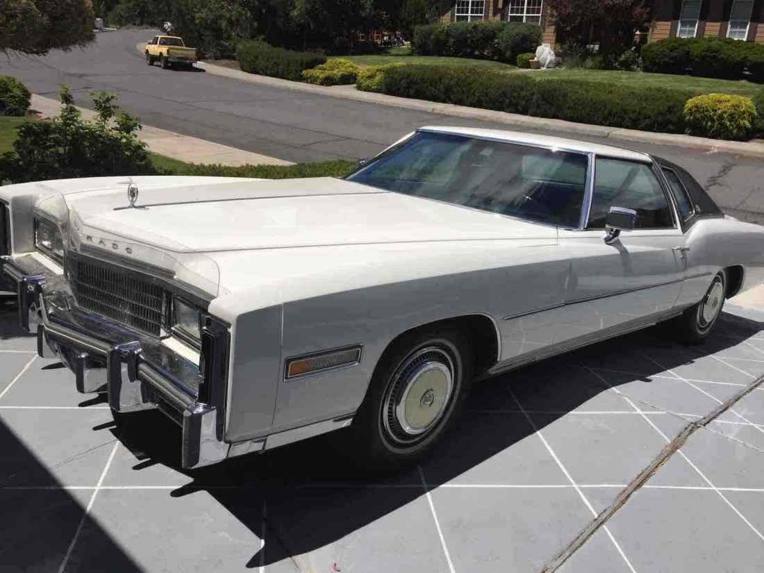 1977 Cadillac Eldorado Coupe white/w Black Leather - photo 3
