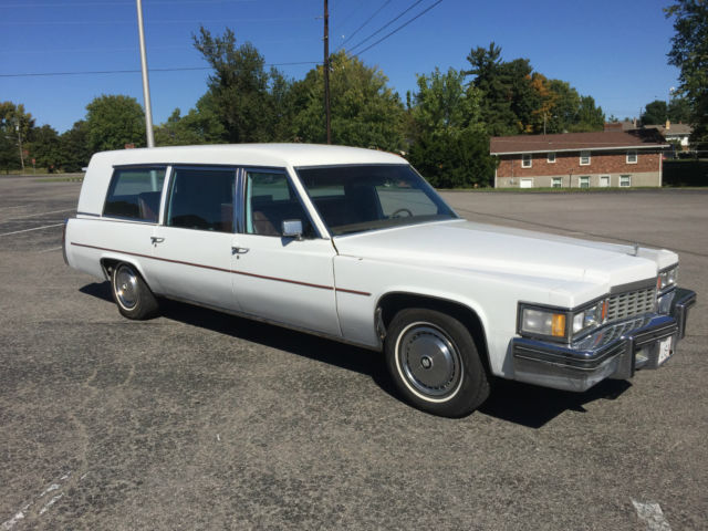 1977 Cadillac Fleetwood Miller Meteor Ambulance Hearse Combo 425 V8, Jump Seat 1977 Cadillac Fleetwood Fleetwood