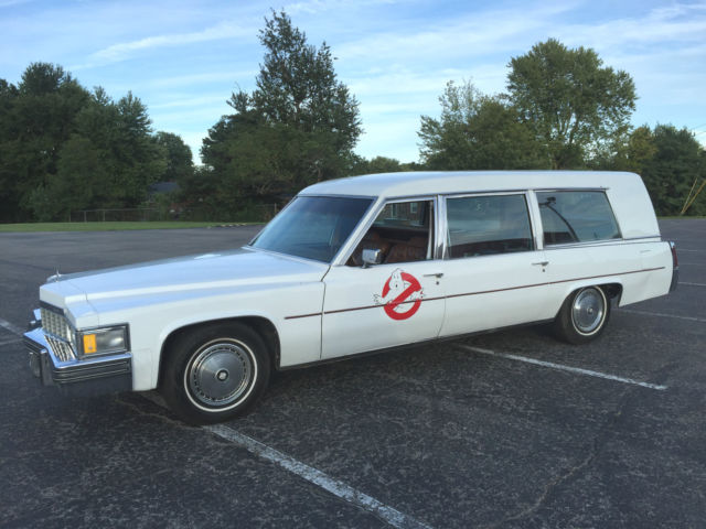 1977 Cadillac Miller Meteor Hearse Ambulance Combo RARE! 425 V8 4BBL NO RSRV! 1977 Cadillac Fleetwood