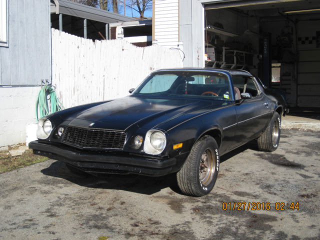 1977 CAMARO BLACK 350 AUTO HURST T-TOPS RUNS AND DRIVES CLEAR TITLE 1977 Chevrolet Camaro
