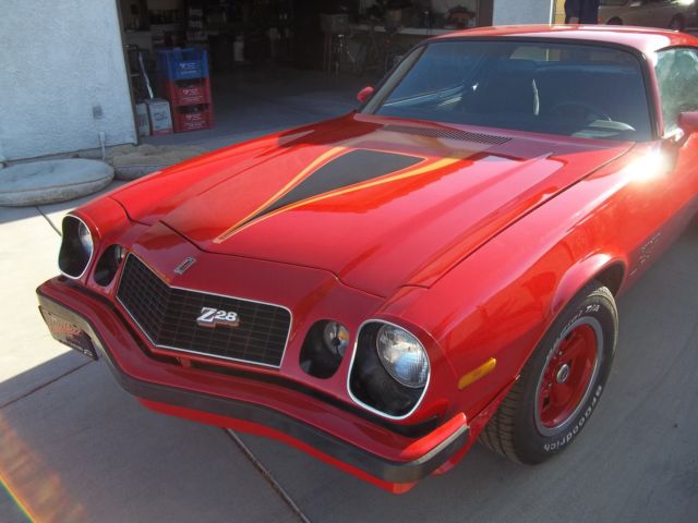 1977 Camaro Z28 4 sp Air Tilt,Power Locks & Windows Rear Defogger 1977 Chevrolet Camaro Z28