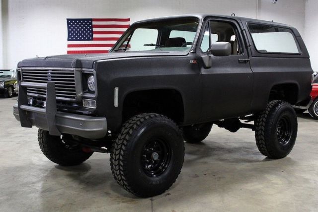 1977 Chevrolet Blazer 8 Miles Matte Black 5.3L V8 Turbo 400 Automatic 1977 Chevrolet Blazer --