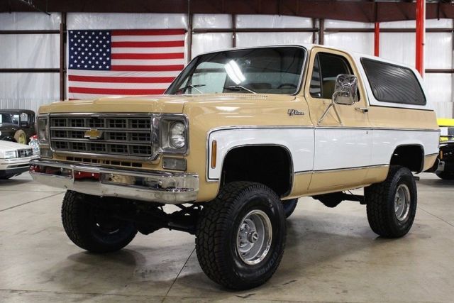 1977 Chevrolet Blazer K5 96716 Miles Tan SUV 350 V8 Automatic 1977 Chevrolet Blazer K5