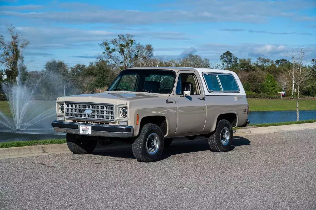 1977 Chevrolet Blazer LS Engine Tan 1977 Chevrolet Blazer LS Engine