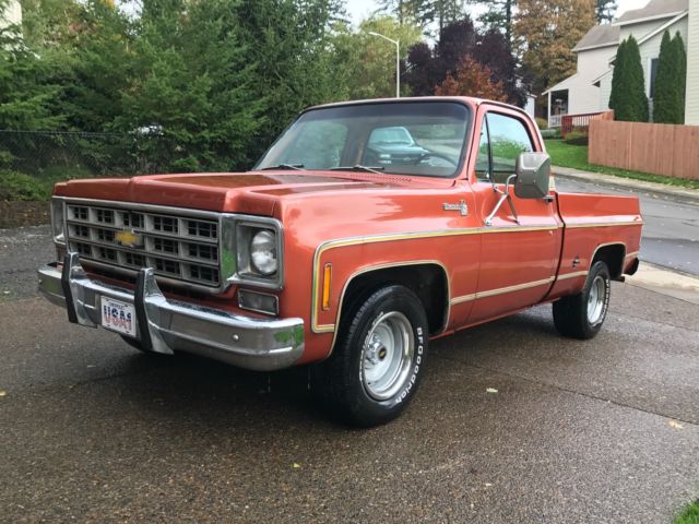 1977 Chevrolet C-10 Silverado AC Cab Farmtruck Original Unrestored SWB Short Box 1977 Chevrolet C-10 Silverado