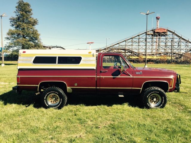 1977 Chevrolet C10 Custom Deluxe Pick-up Truck 4X4 1 Owner 61,921 Original Miles 1977 Chevrolet C-10