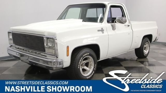 1977 Chevrolet C10 Silverado Pickup Truck 454 V8 3 Speed Automatic Classic Vinta 1977 Chevrolet C-10 Silverado