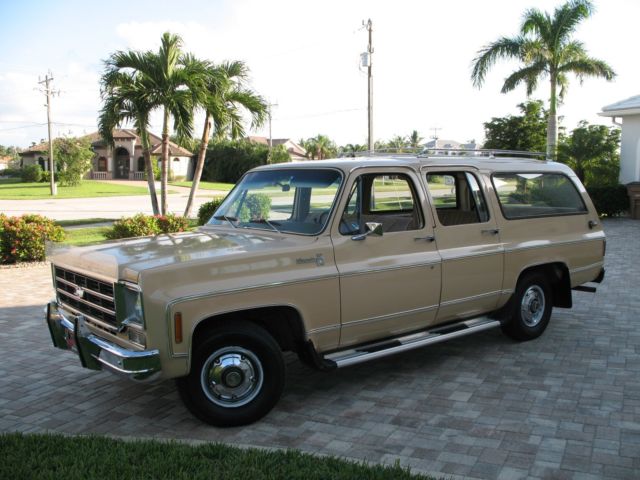 1977 CHEVROLET C10 SUBURBAN 40K Actual Miles One Owner 454 Ex Original Condition 1977 Chevrolet Suburban Silverado