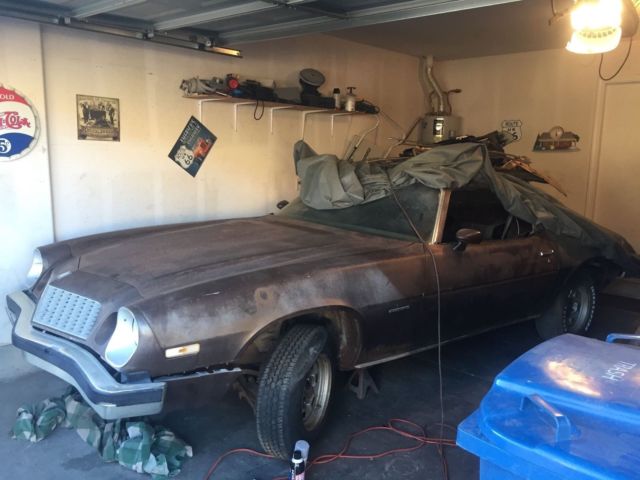 1977 Chevrolet Camaro 77 Chevy Barn Find 1977 Chevrolet Camaro