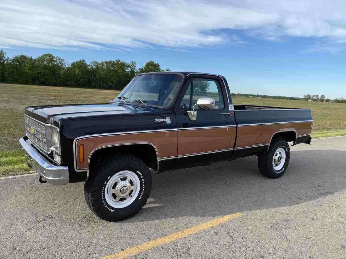 1977 Chevrolet cheyenne k20 Pickup Black 4WD Automatic Cheyenne 1977 Chevrolet cheyenne k20 Cheyenne