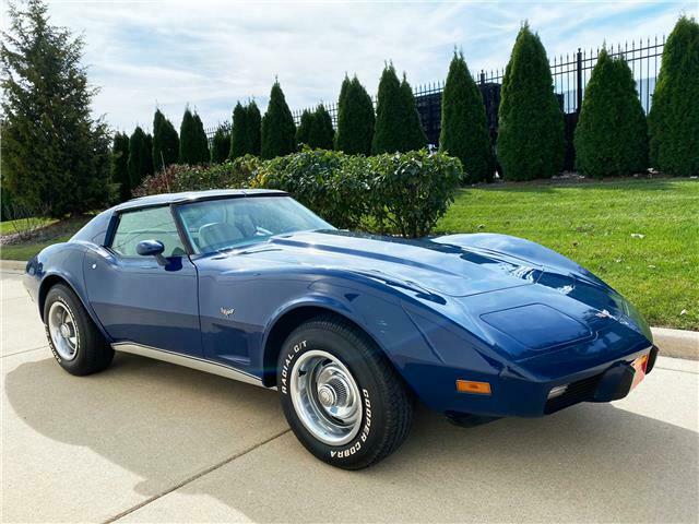 1977 Chevrolet Corvette $1 NO RESERVE 81,198 Miles Corvette Dark Blue L48 Auto 1977 Chevrolet Corvette $1 NO RESERVE