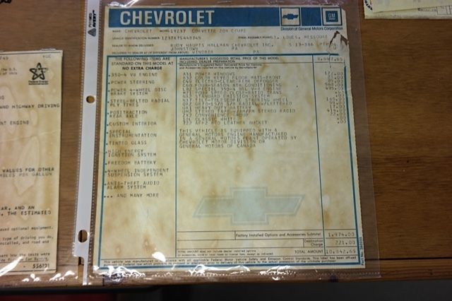 1977 Chevrolet Corvette RARE L82 4-spd 17KOrigMiles NEW NEW NEW - photo 9