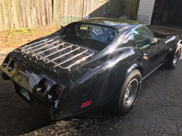 1977 Chevrolet Corvette Black on Black with Rack - photo 3
