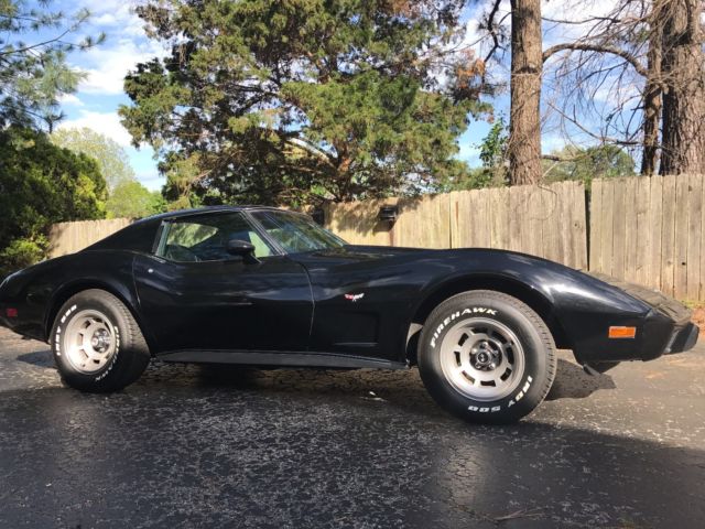 1977 Chevrolet Corvette Black on Black with Rack - photo 9