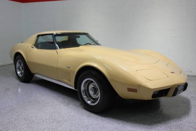 1977 Chevrolet Corvette T-TOP AUTOMATIC 74811 Miles Yellow Coupe V8 5.7L Automat 1977 Chevrolet Corvette T-TOP AUTOMATIC