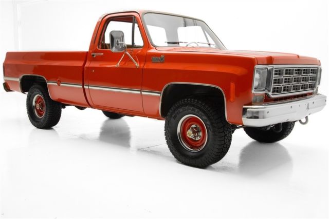 1977 Chevrolet Custom Deluxe Pickup BIG RED K10, 4x4, 350, 4-speed, New Interior 1977 Chevrolet Custom Deluxe Pickup BIG RED K10, 4x4, 350, 4-speed, New Interior
