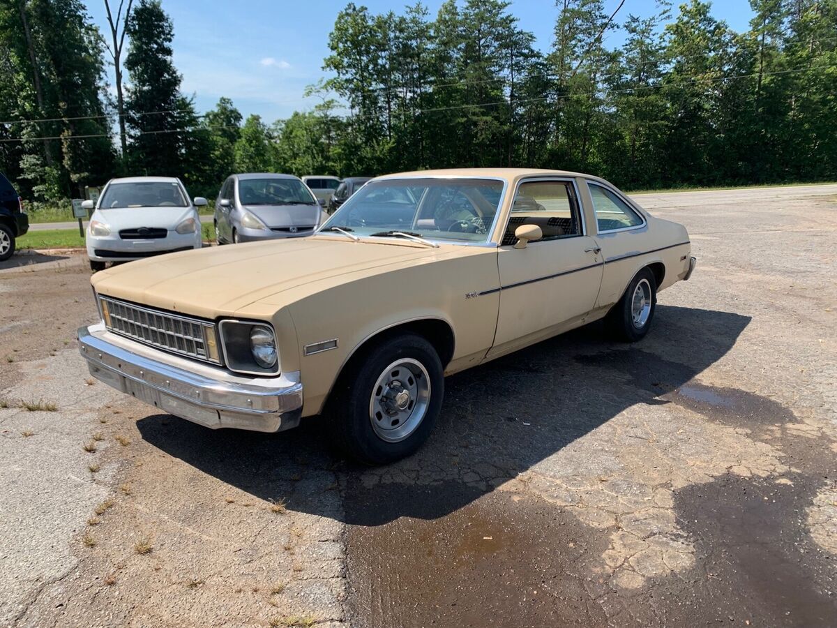 1977 Chevrolet Nova Coupe Brown RWD Automatic 1977 Chevrolet Nova