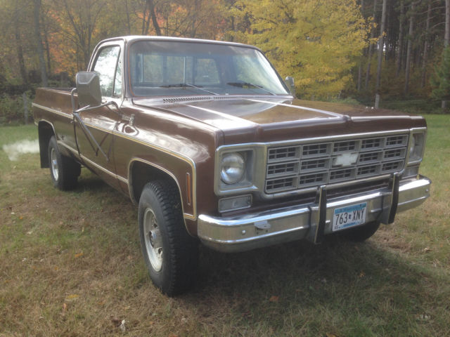 1977 Chevy C20 Silverado Pick Up Camper Special 4X4 454 Engine 1977 Chevrolet Other Pickups Silverado