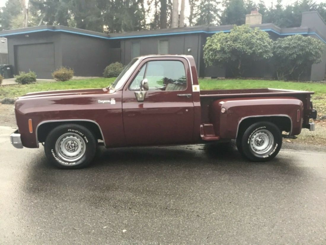 1977 Chevy Cheyenne C-10 Step-side short bed Stepside 20k on 350 GM Goodwrench 1977 Chevrolet C-10 Cheyenne stepside