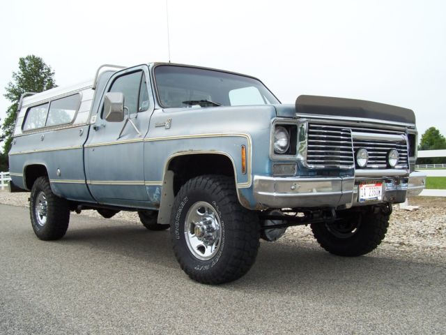 1977 Chevy GMC K20 Silverado 4x4 One Owner Low Miles 400 Motor 98% Rust Free 1977 Chevrolet C/K Pickup 2500 K20 SILVERADO