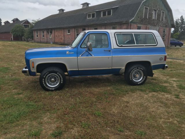 1977 Chevy K5 Blazer One Owner Very Original RUST FREE WORLDWIDE NO RESERVE!!!!! 1977 Chevrolet Blazer