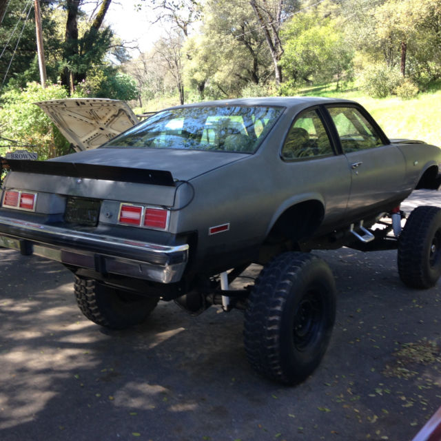 1977 CHEVY NOVA CUSTOM 4X4, 420 HP, 1 TON CHEVY FRAME, LIFTED, NO RESERVE 1977 Chevrolet Nova