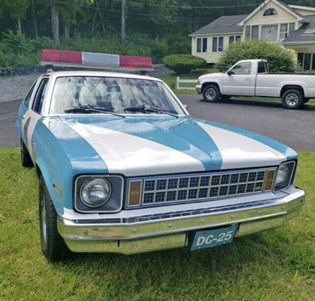 1977 Chevy Nova Muscle Police Car Cop Sheriff v8 Rat Hot Rod Vintage Collector 1977 Chevrolet Nova sheriff police cop car restored
