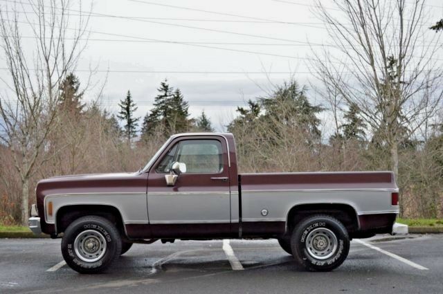 1977 CHEVY PICKUP SHORT BED 4X4 400 V8 AUTOMATIC BONANZA PACKAGE 52,127 MILES!!! 1977 Chevrolet C/K Pickup 2500