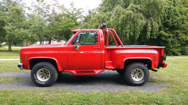 1977 Chevy Truck 4x4, Short Bed, Step Side, 454 Great Christmas Present 1977 Chevrolet Other Pickups