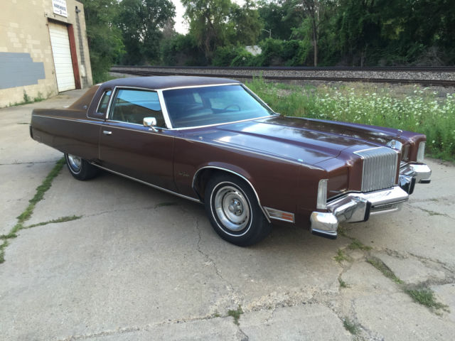 1977 Chrysler New Yorker Brougham Coupe St. Regis Brown & Brown Leather Interior 1977 Chrysler New Yorker