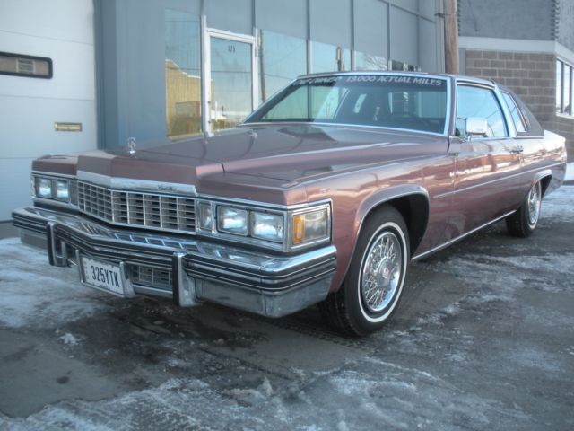 1977 COUPE DeVILLE D'ELEGANCE 13,615 ACTUAL MILES 1977 Cadillac DeVille