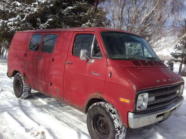 1977 Dodge B100, Tradesman 100 with rear seat/bed conversion 1977 Dodge B100 Tradesman 100