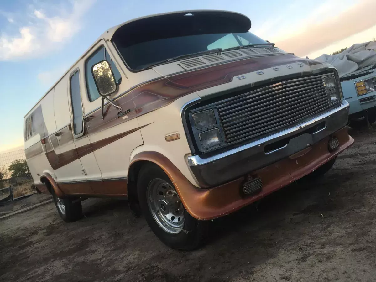 1977 Dodge B300 Extended Wheelbase/Body Custom Shag Van By House of Stewart 1977 Dodge B300