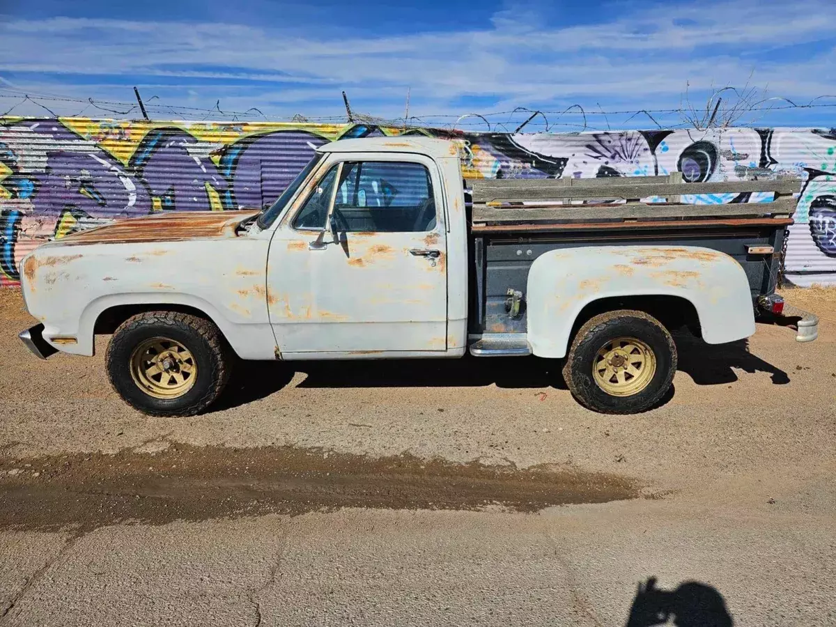 1977 DODGE D100 WARLOCK WEST DRY WEST TEXAS PROJECT TRUCK 1977 Dodge Warlock