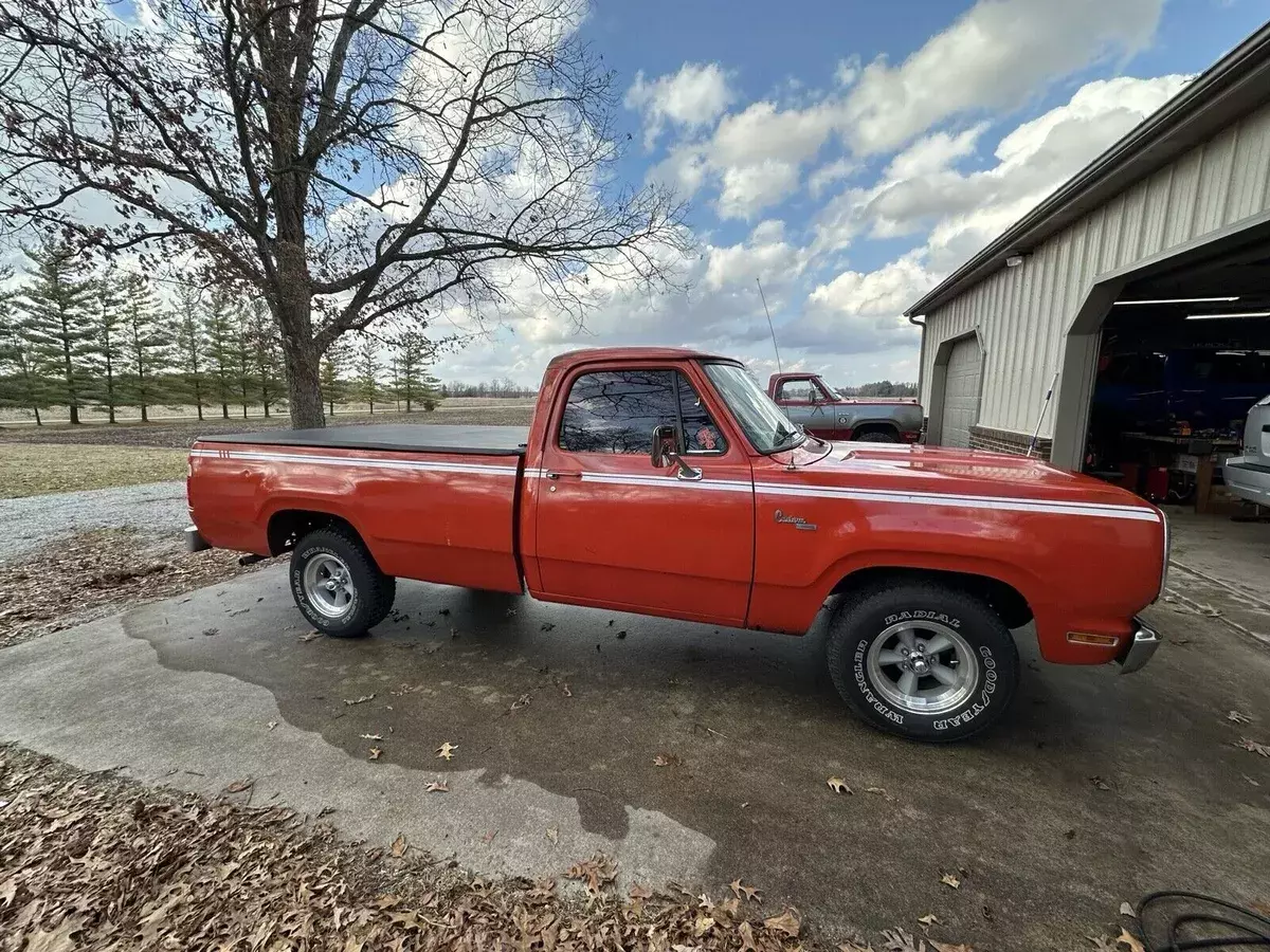 1977 Dodge D/W Series Red D100 1977 Dodge D/W Series D100