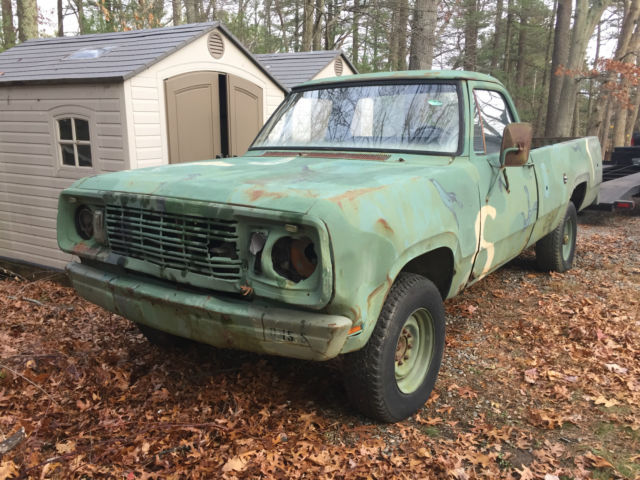 1977 Dodge M880 W200 Powerwagon Military pickup truck 4x4 1977 Dodge Other Pickups M880 military 4x4 pickup project