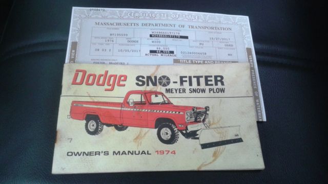 1976 Dodge Other Pickups Power Wagon - photo 9