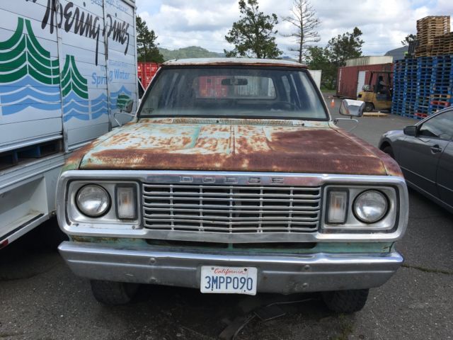 1977 Dodge Ramcharger 4X4 1977 Dodge Ramcharger Base