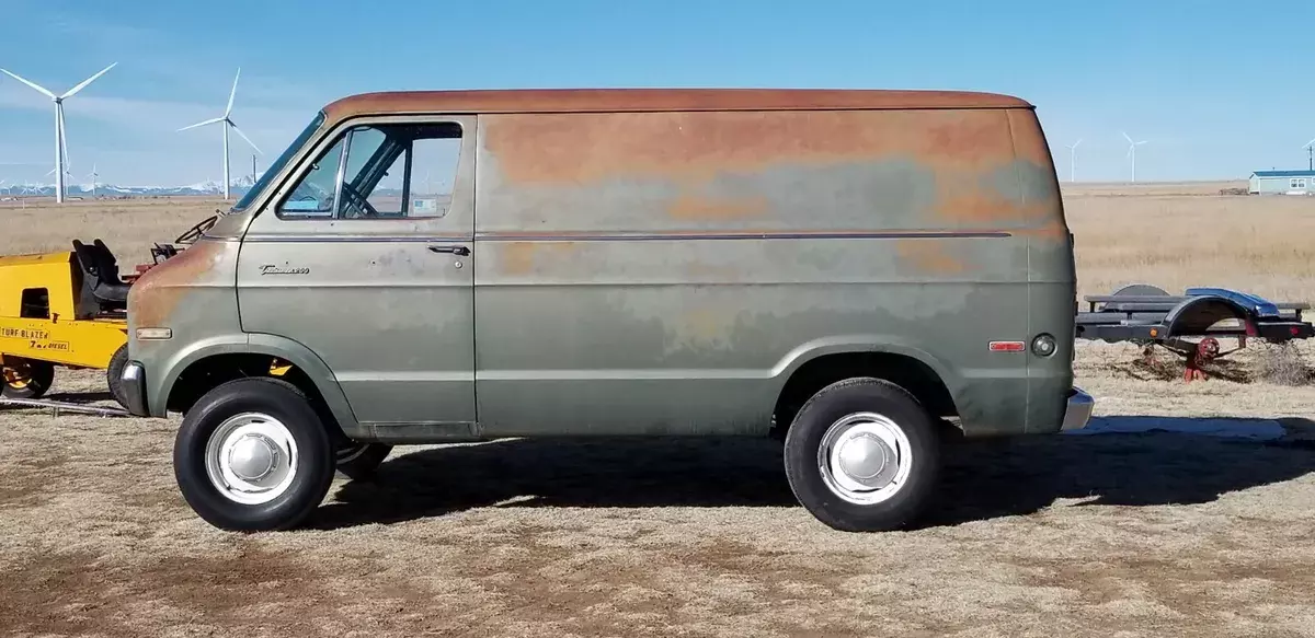 1977 Dodge Tradesman B200 Panel Van 109" Wheelbase 1977 Dodge Tradesman B 200