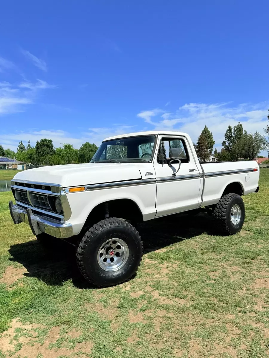 1977 Ford F-150 White Dentside 1977 Ford F-150 Dentside